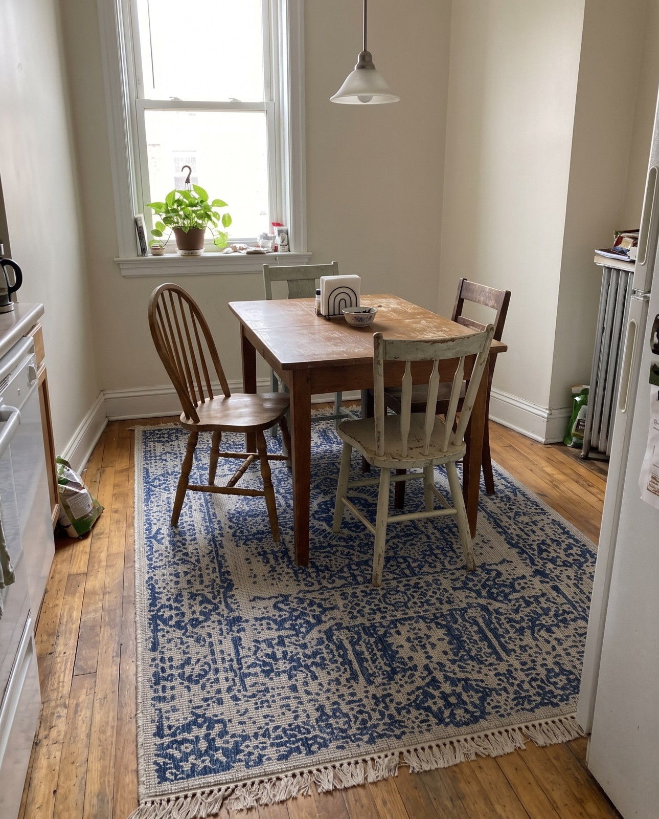 6' x 9' Hayden · Border Outdoor Rug, blue
