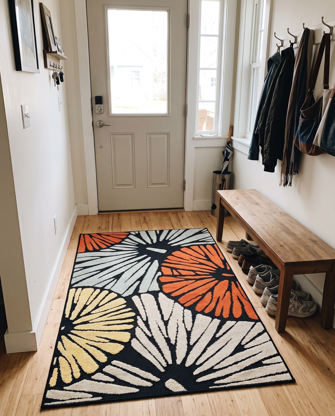4' x 6' Bostwick · Floral / botanical Outdoor Rug, multi