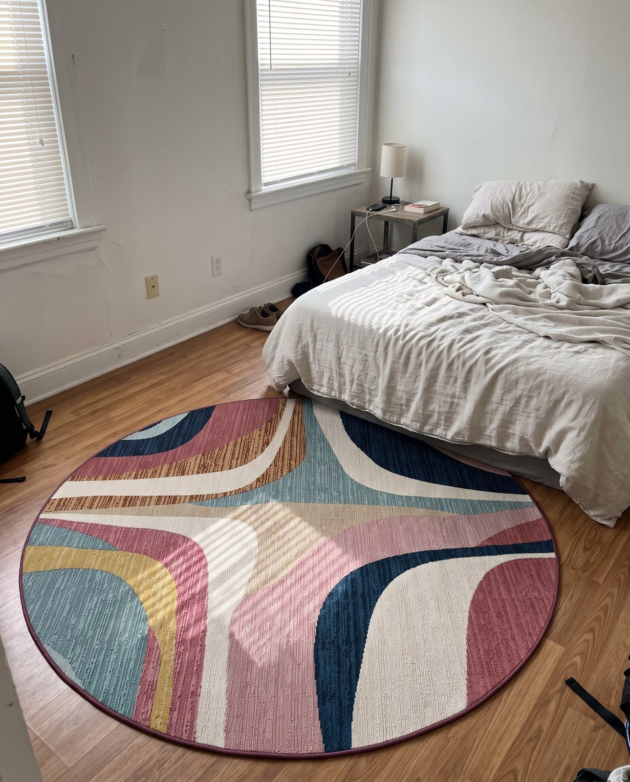 4' x 4' Danforth · Abstract Outdoor Rug, multi