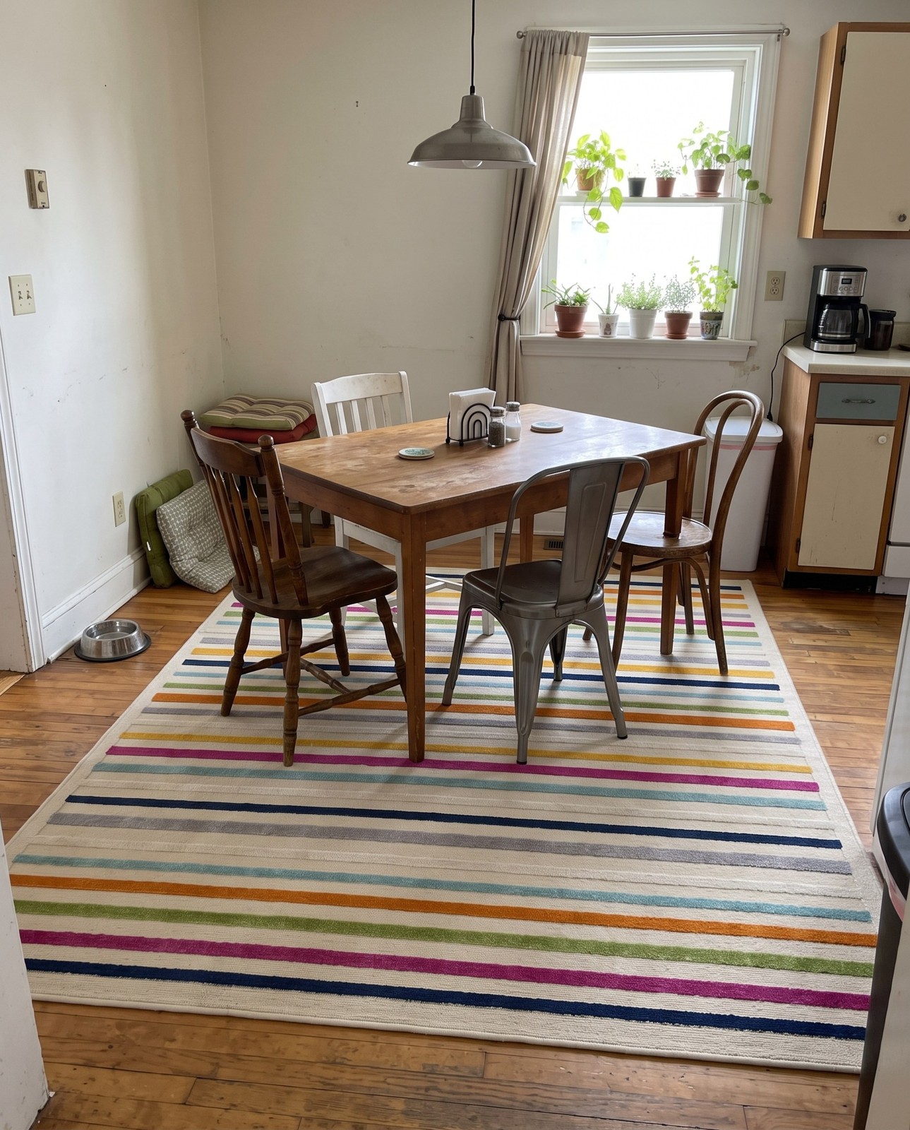 7' 10 x 10' Wesley · Striped Outdoor Rug, beige