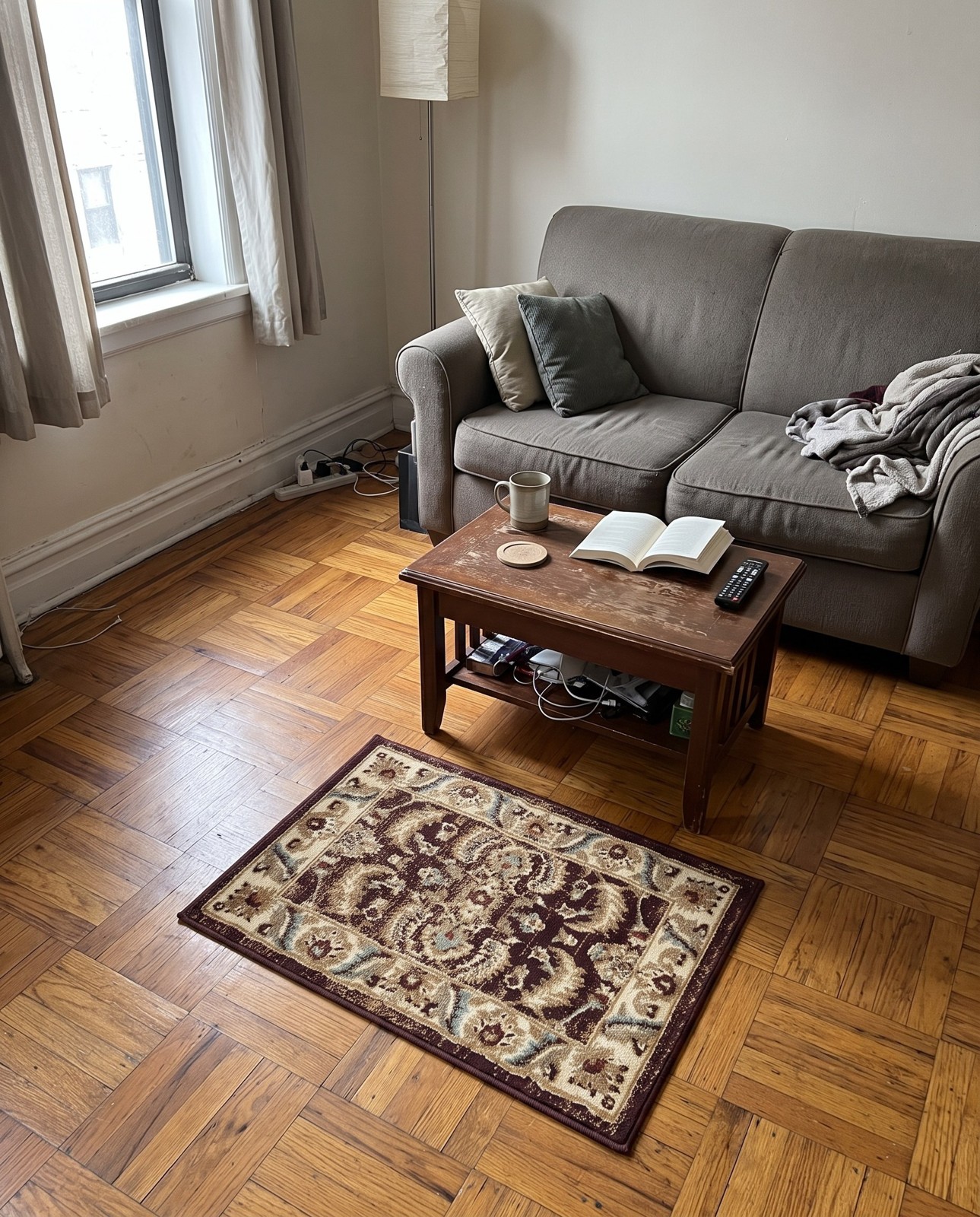2' 2 x 3' Hughson · Border rug