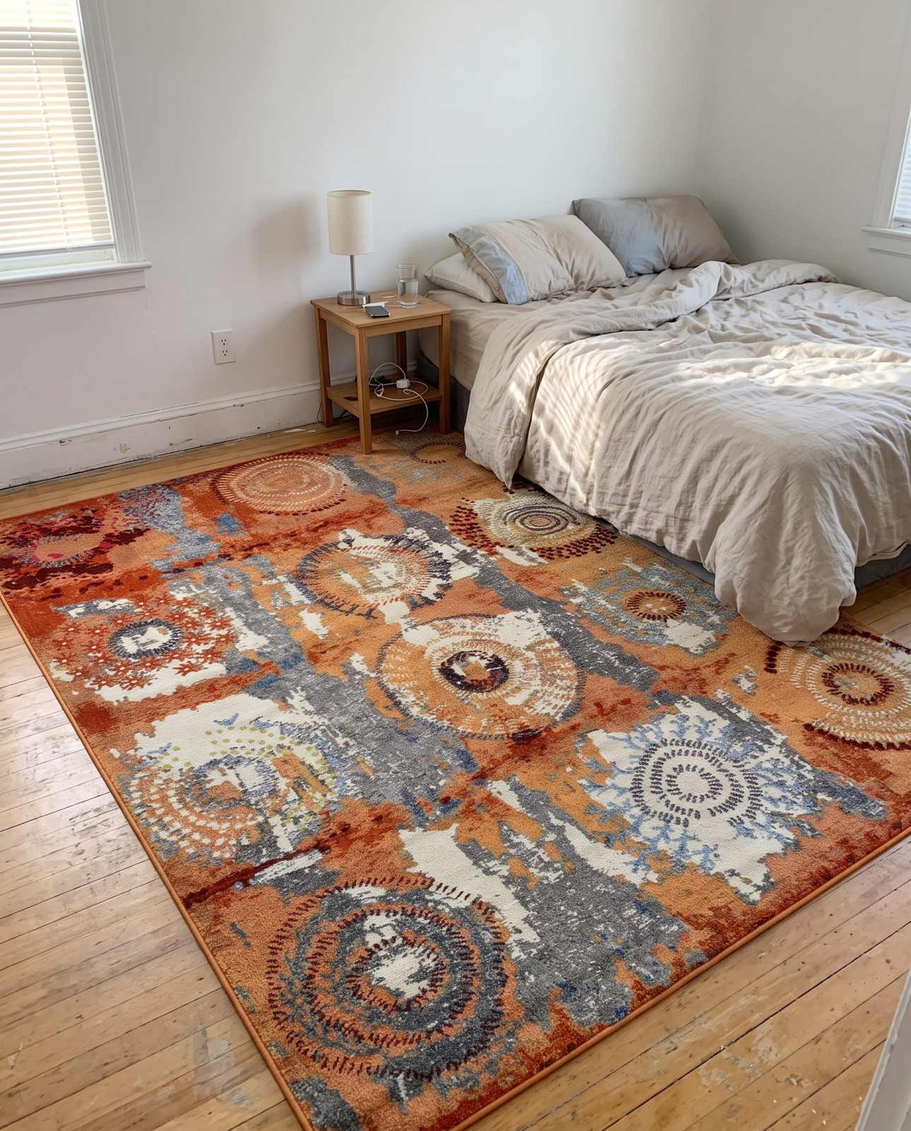 9' x 12' 2 Primrose · Abstract Washable Rug