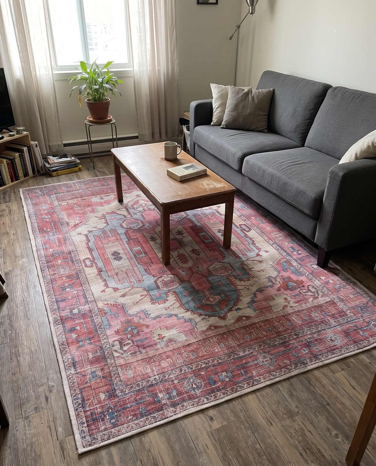 Detail image of 7' 10 x 11' Luther · Medallion rug, beige