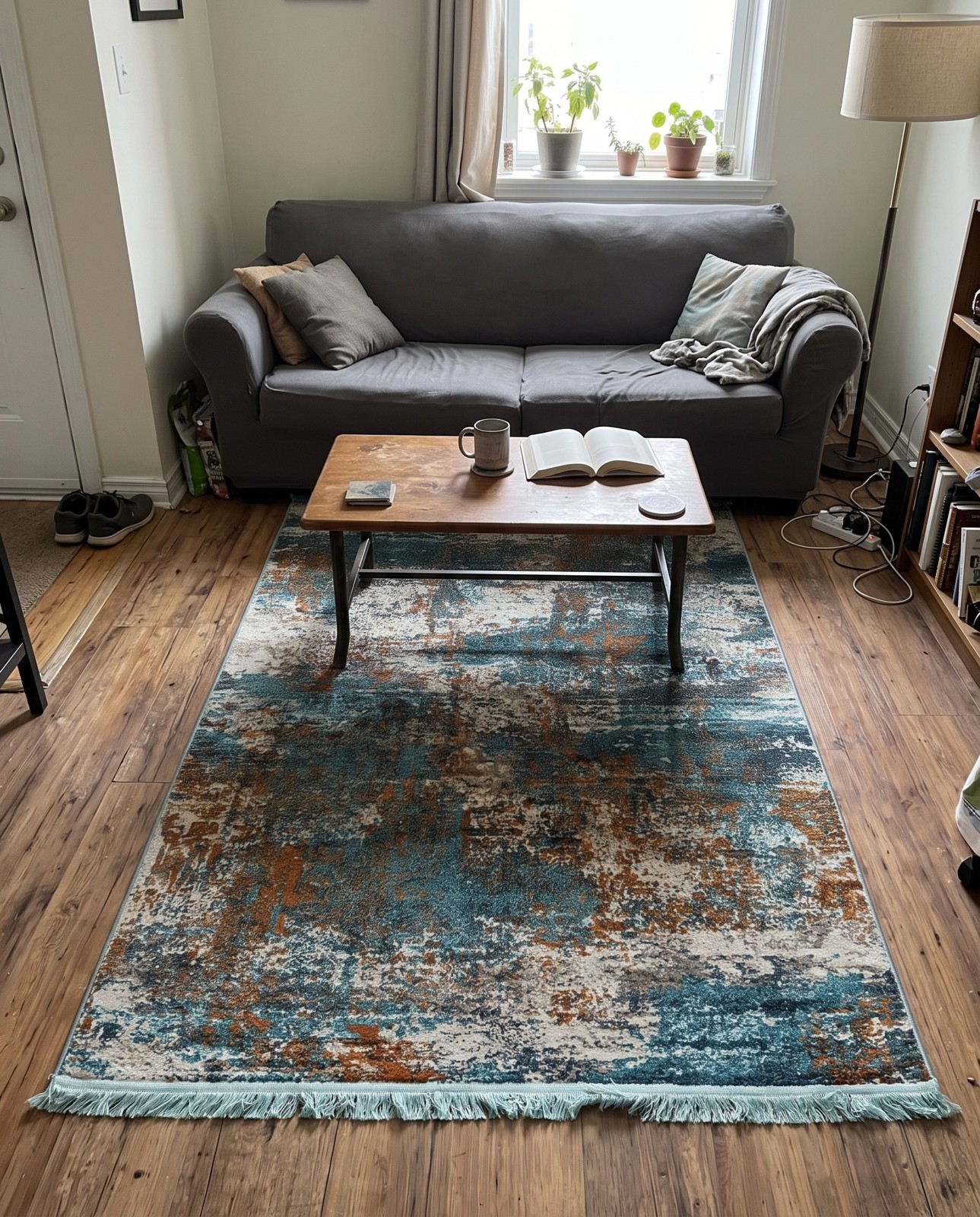 4' 3 x 6' Fairhope · Abstract rug