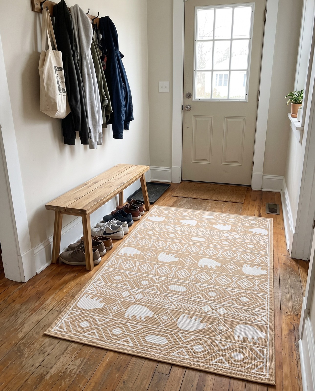 2' x 3' Ralston · Geometric Outdoor Rug, taupe