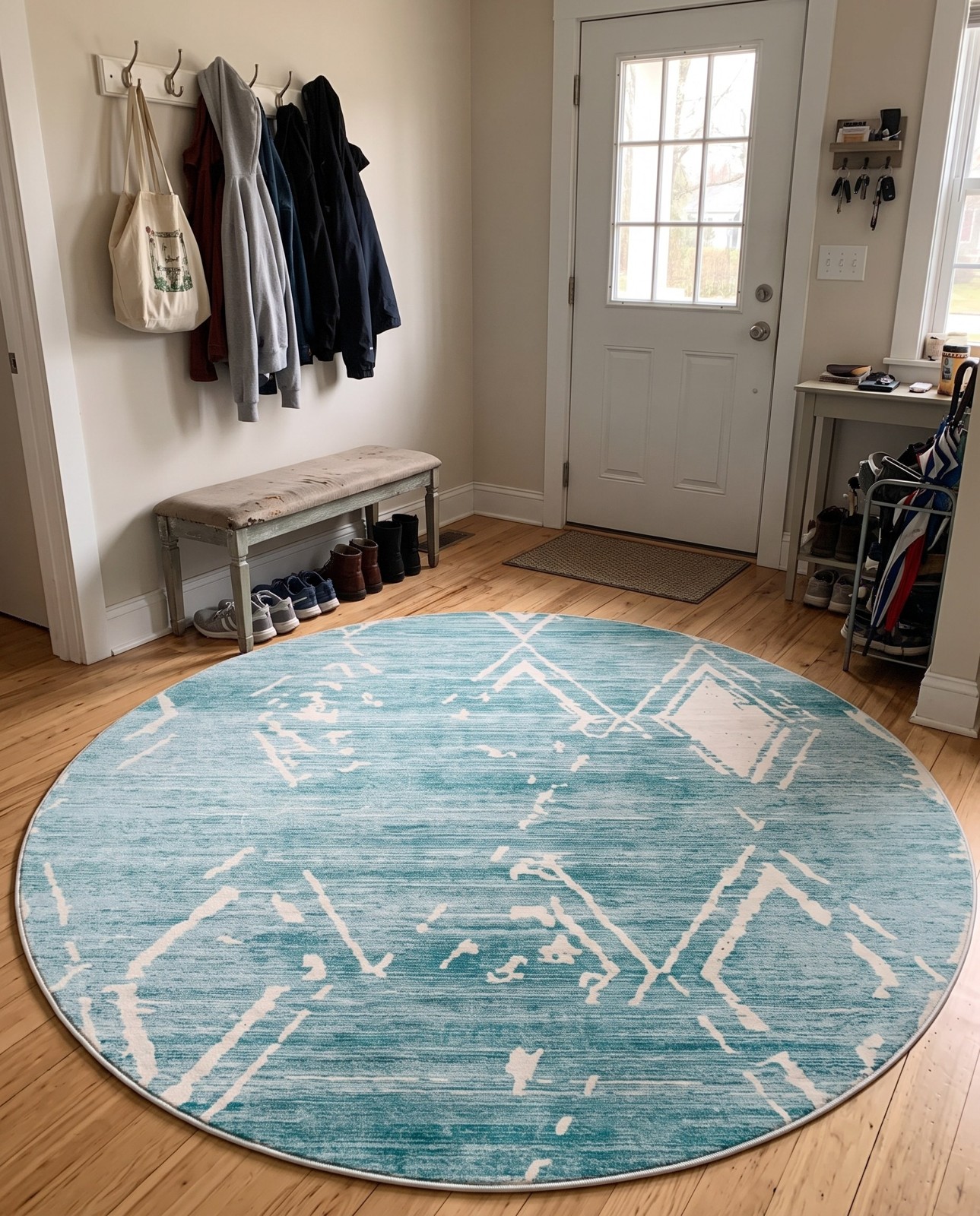 8' x 10' Sorrel · Diamond rug
