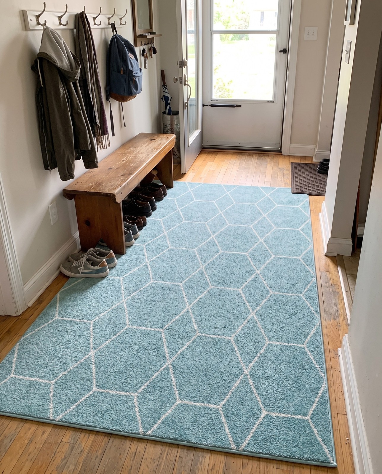 5' 3 x 8' Galloway · Diamond rug