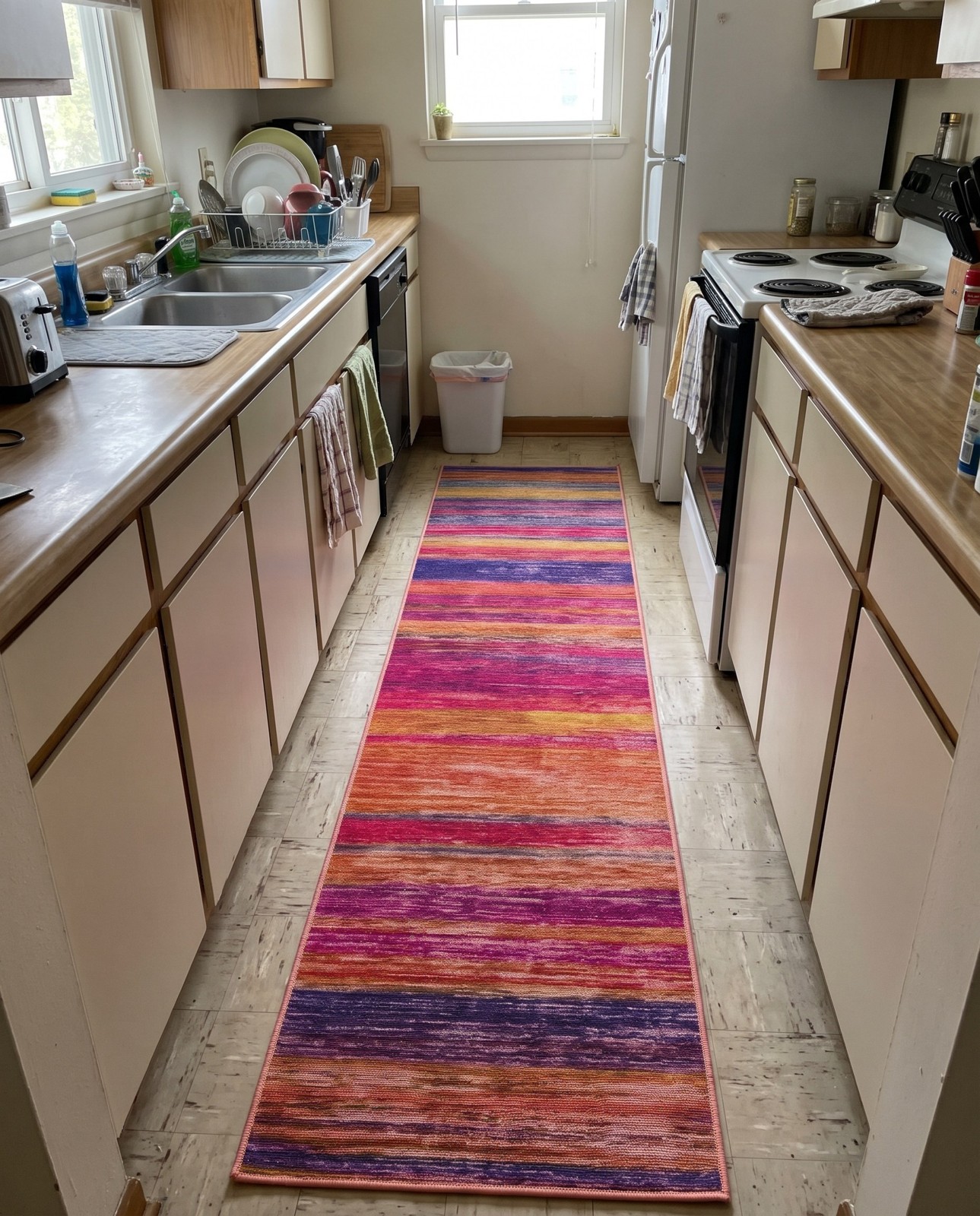 2' x 4' Prewitt · Lines rug, multi