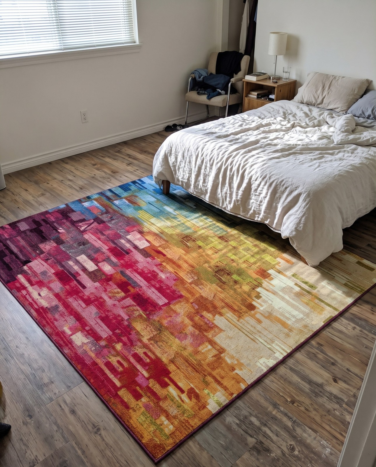 Detail image of 10' x 10' Joplin · Abstract Outdoor Rug, multi