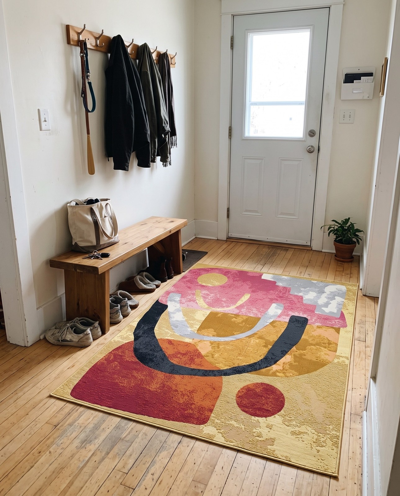 5' x 7' Averill · Abstract Outdoor Rug, multi