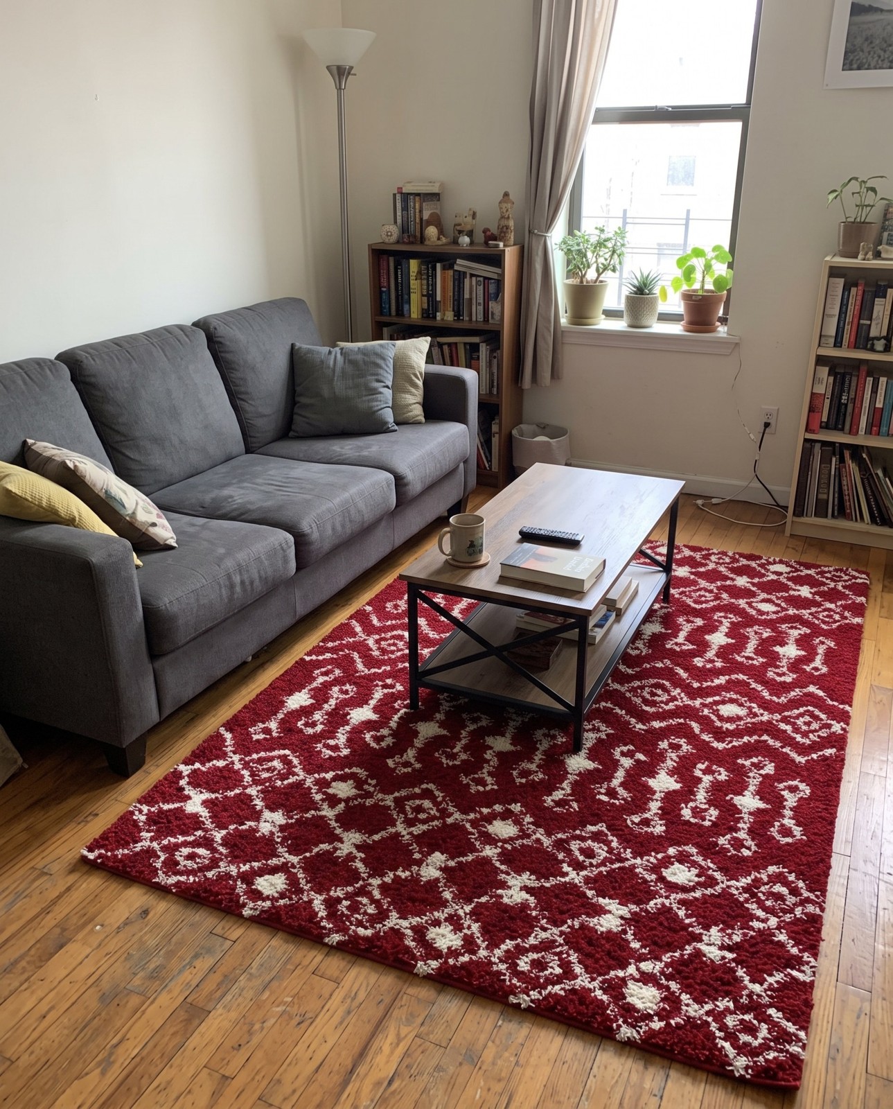 Detail image of 7' 10 x 10' Bayley · Chevron Shag Rug