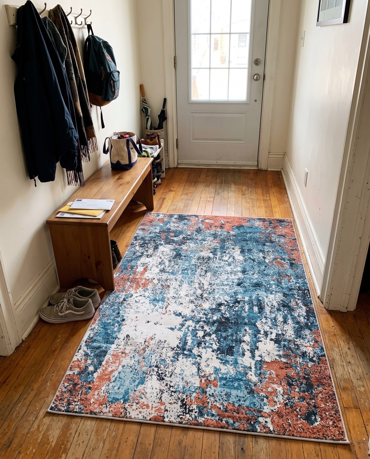 4' x 6' Porter · Abstract rug, multi