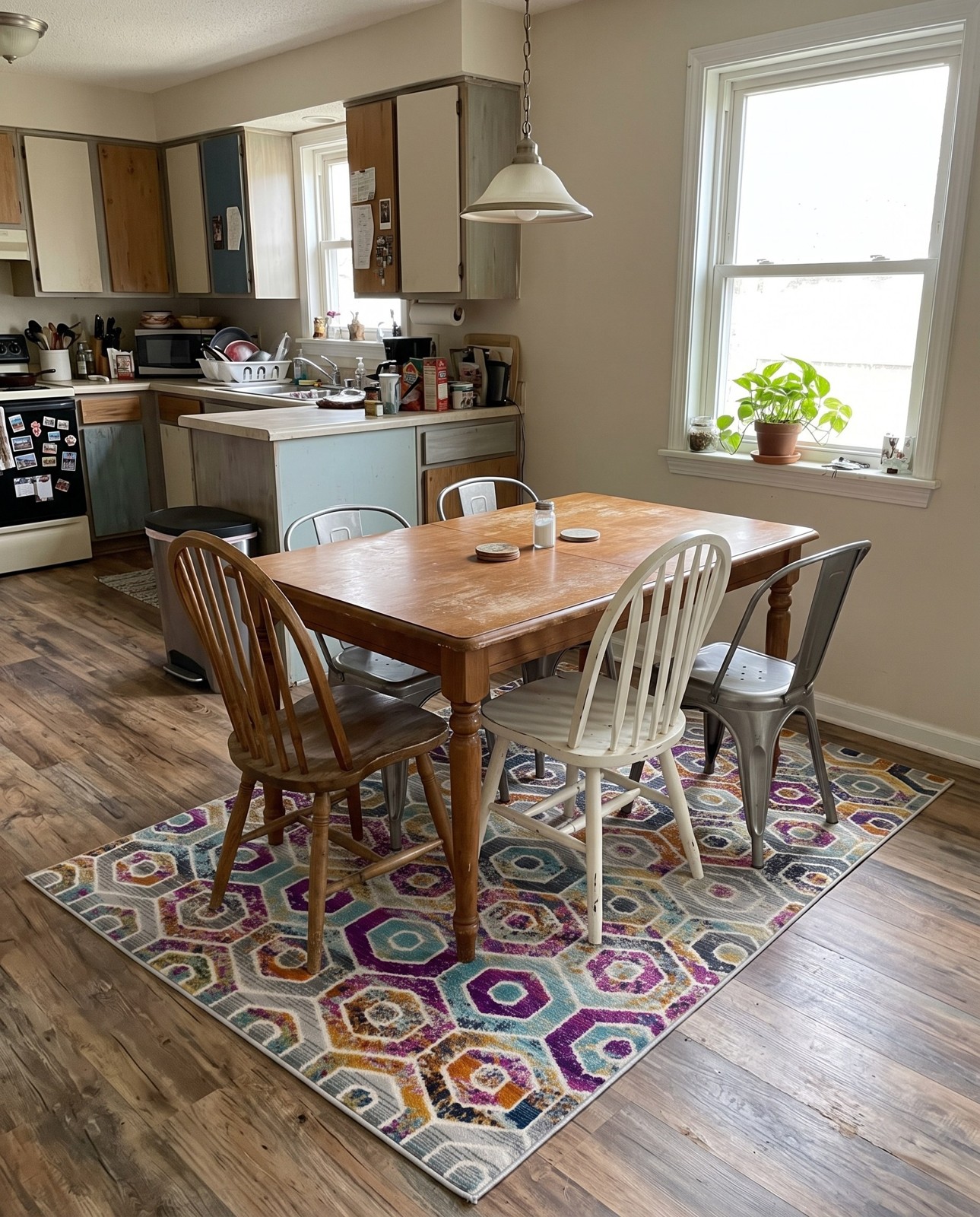 4' x 6' Beckett · Geometric rug, multi