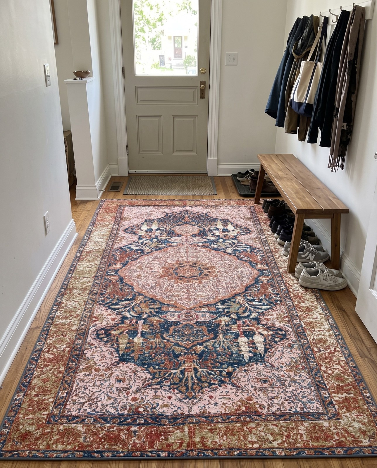 5' 3 x 8' Lomax · Border Outdoor Rug