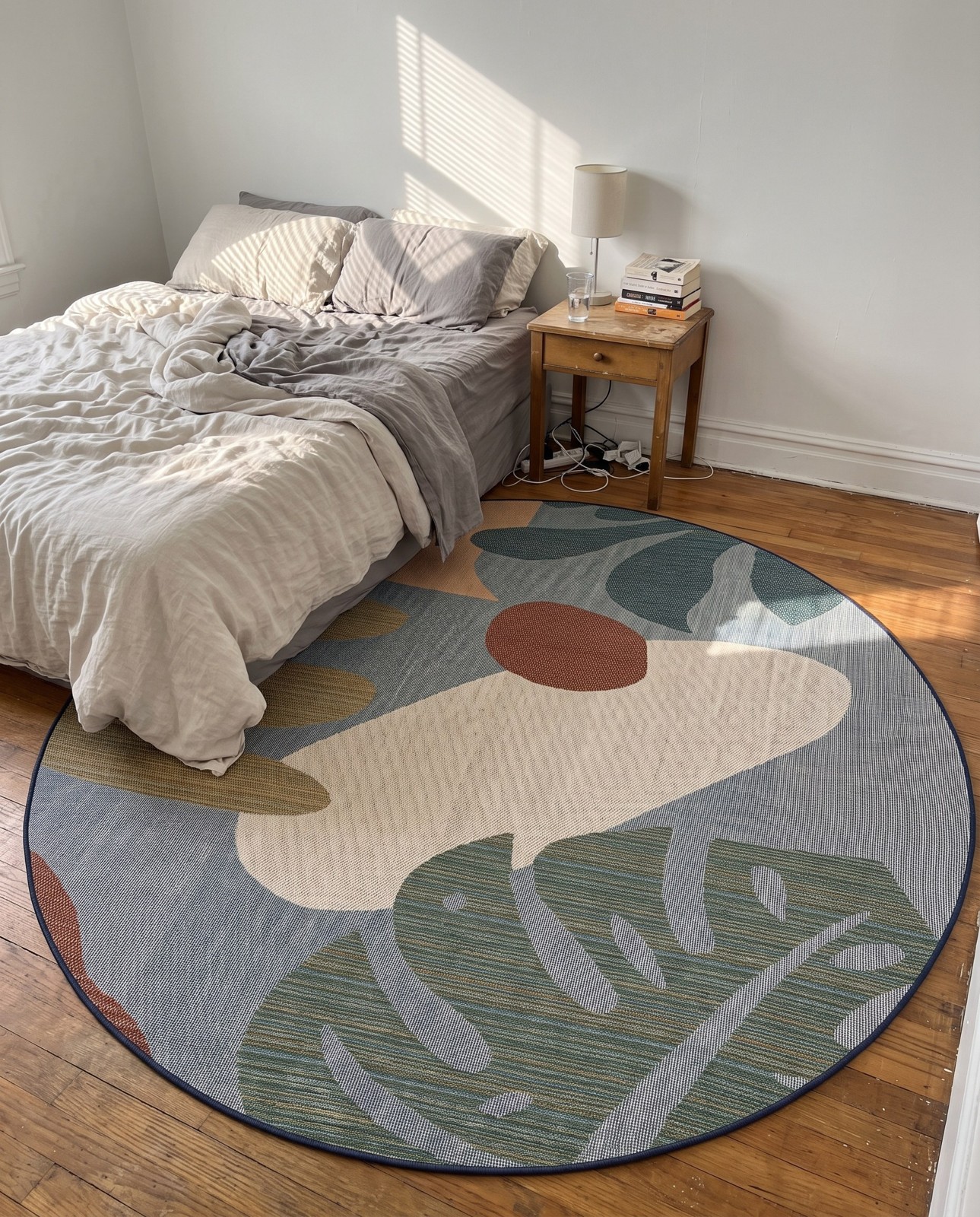 6' 1 x 9' Sturgis · Abstract Outdoor Rug, blue