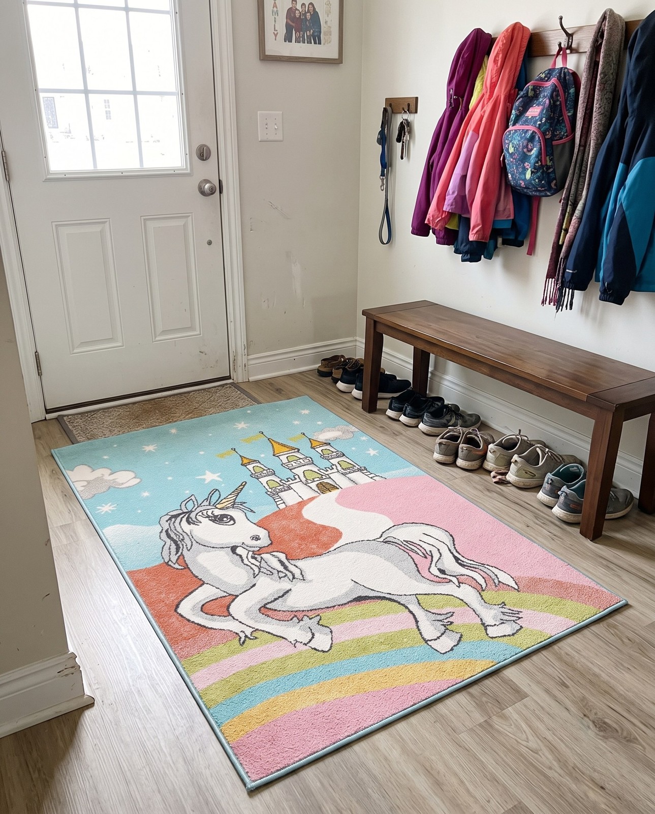 2' 2 x 3' Evander · Pictoral rug, multi