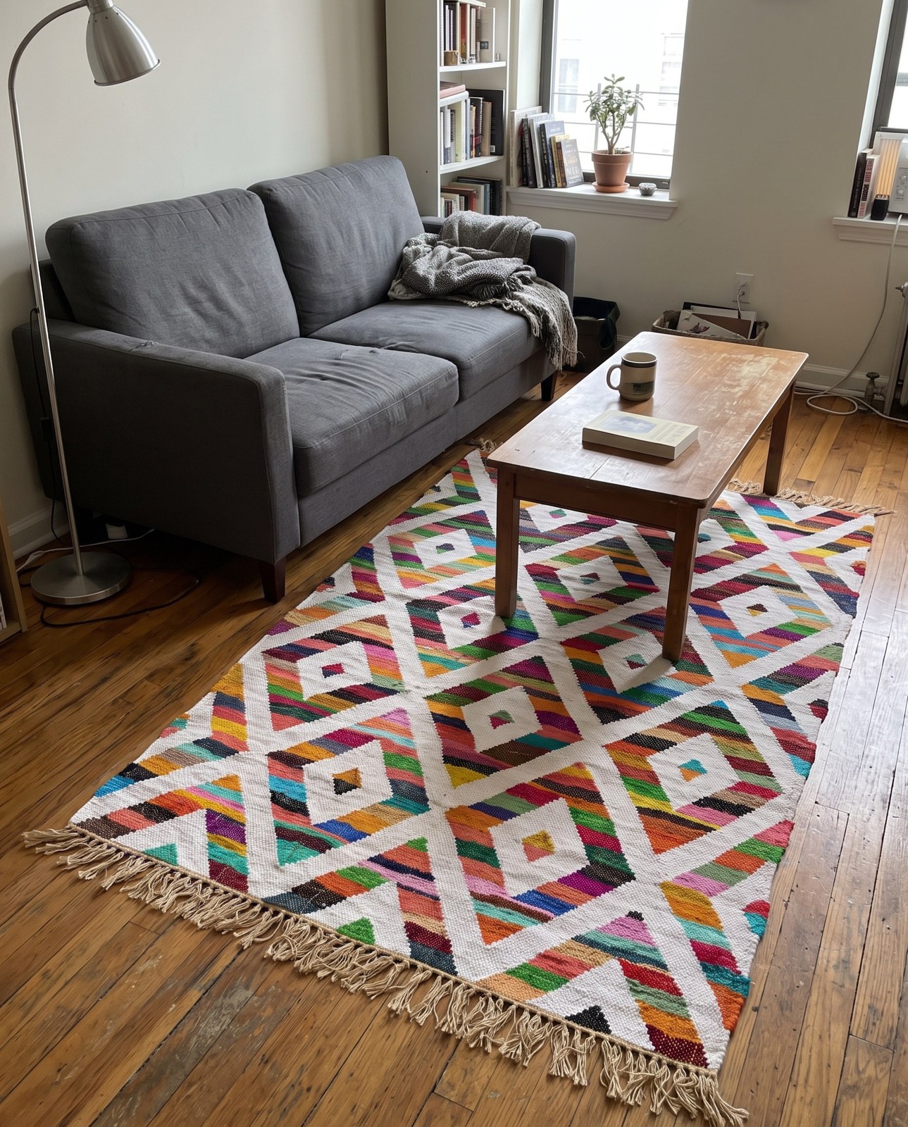 8' x 11' Malley · Diamond Chindi Rug, multi