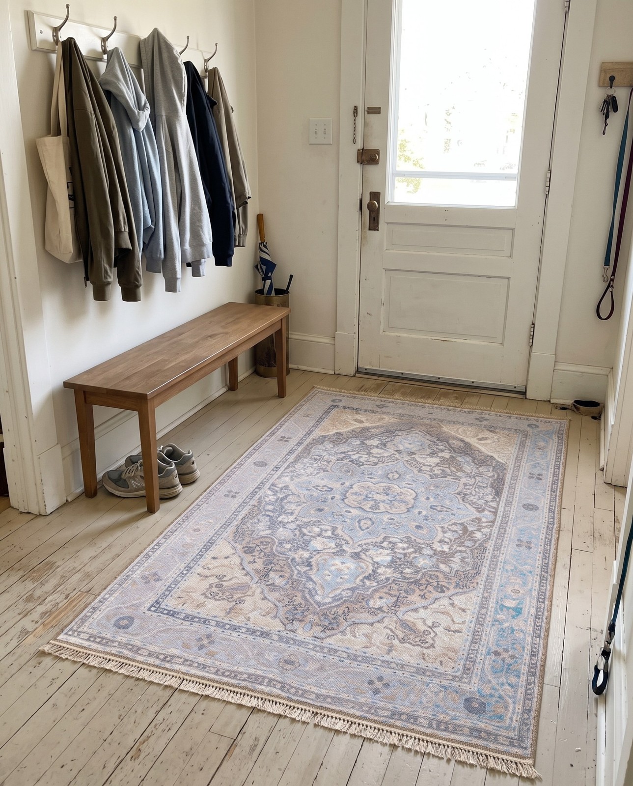 2' x 3' Burke · Medallion Washable Rug, cream