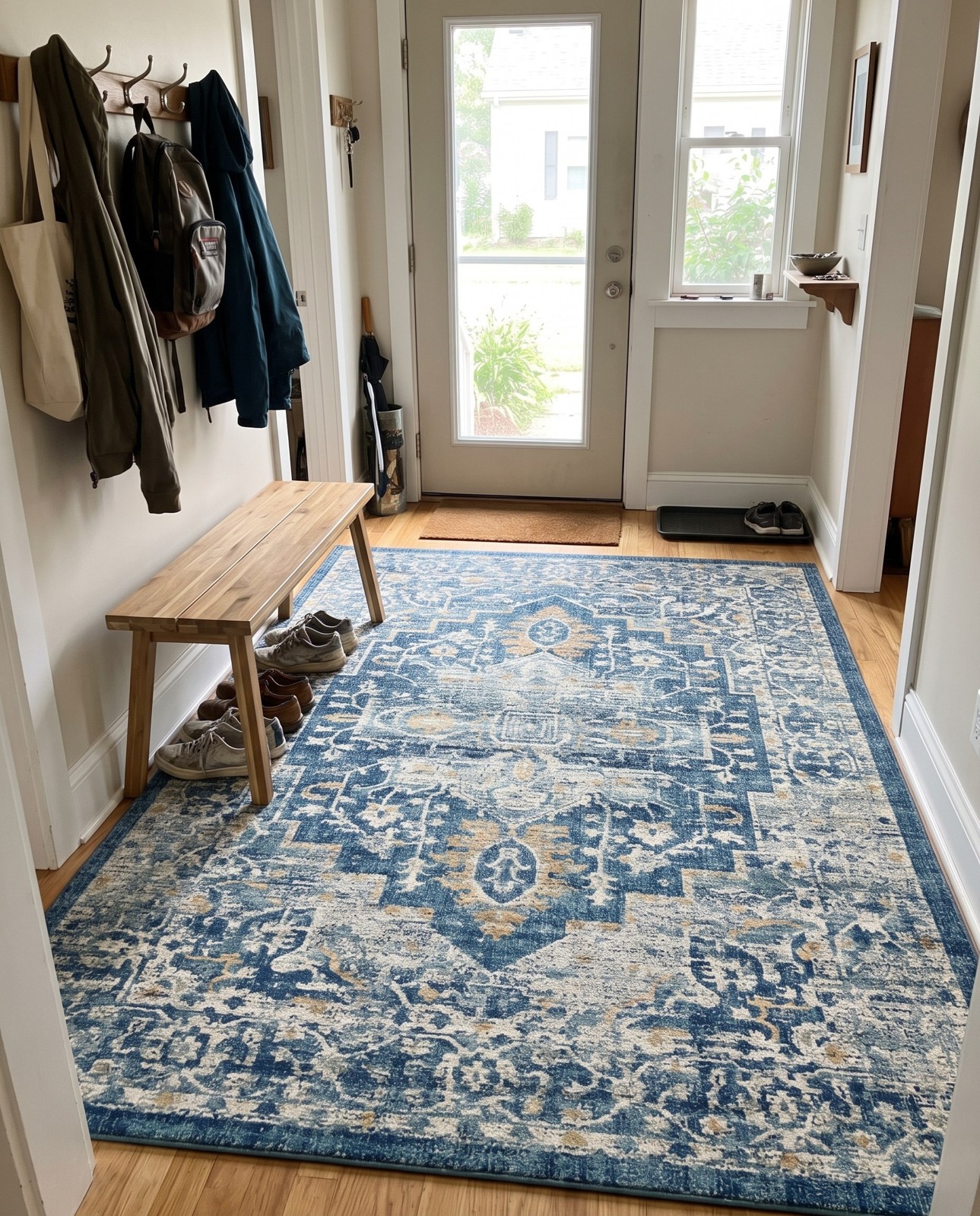 8' x 11' 4 Fanshawe · Border rug