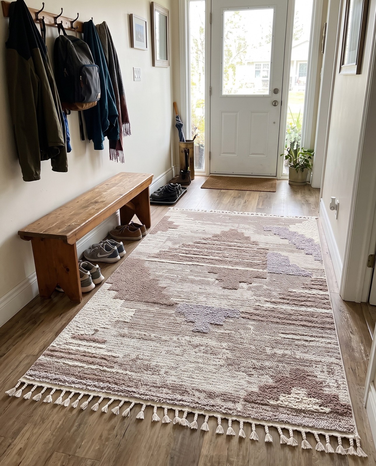 6' x 9' Ainsworth · Abstract rug, sand