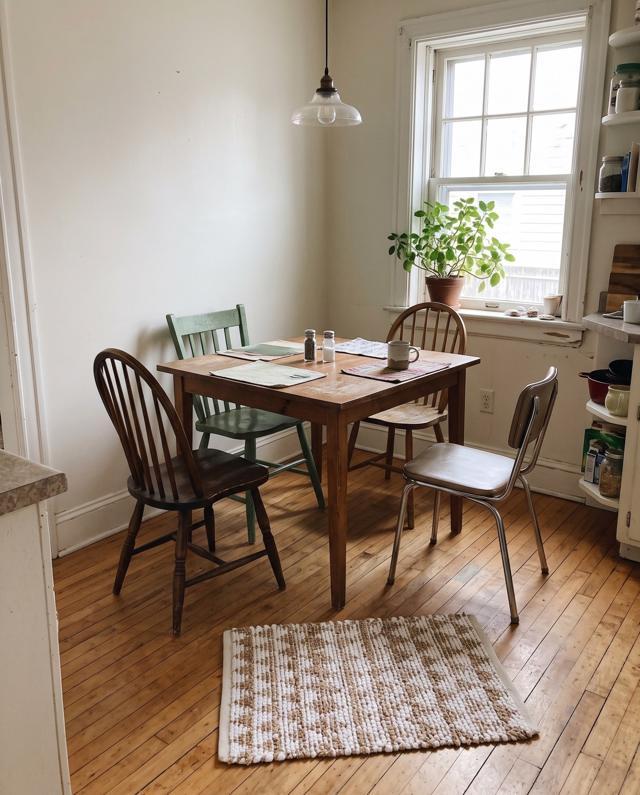 2' x 3' 1 Ashby · Geometric Chindi Rug