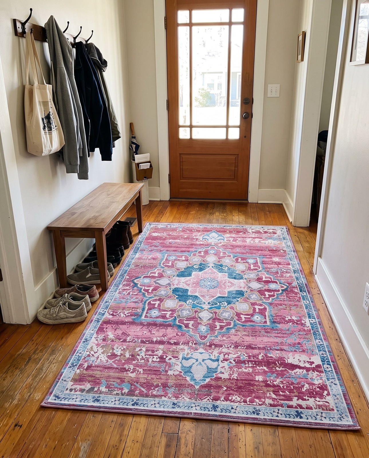 7' 10 x 10' Rideout · Border Washable Rug