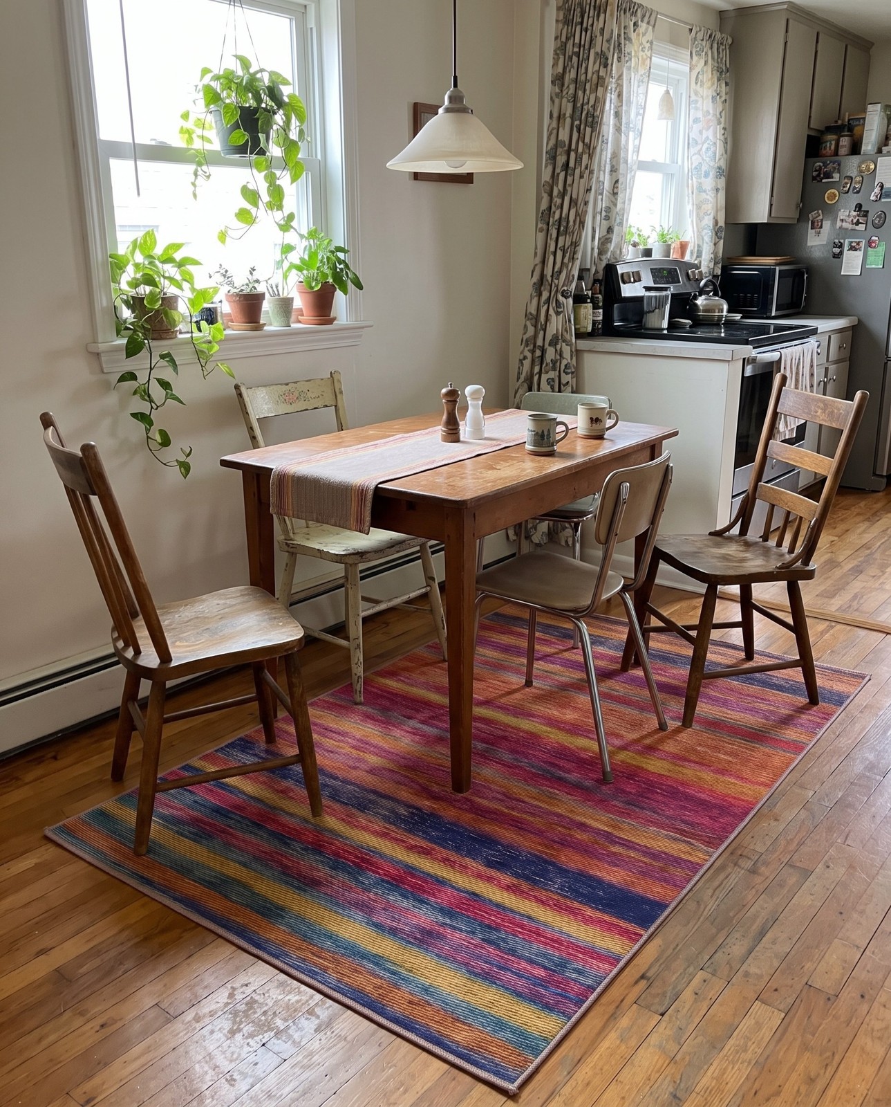 2' x 3' Prewitt · Lines rug, multi