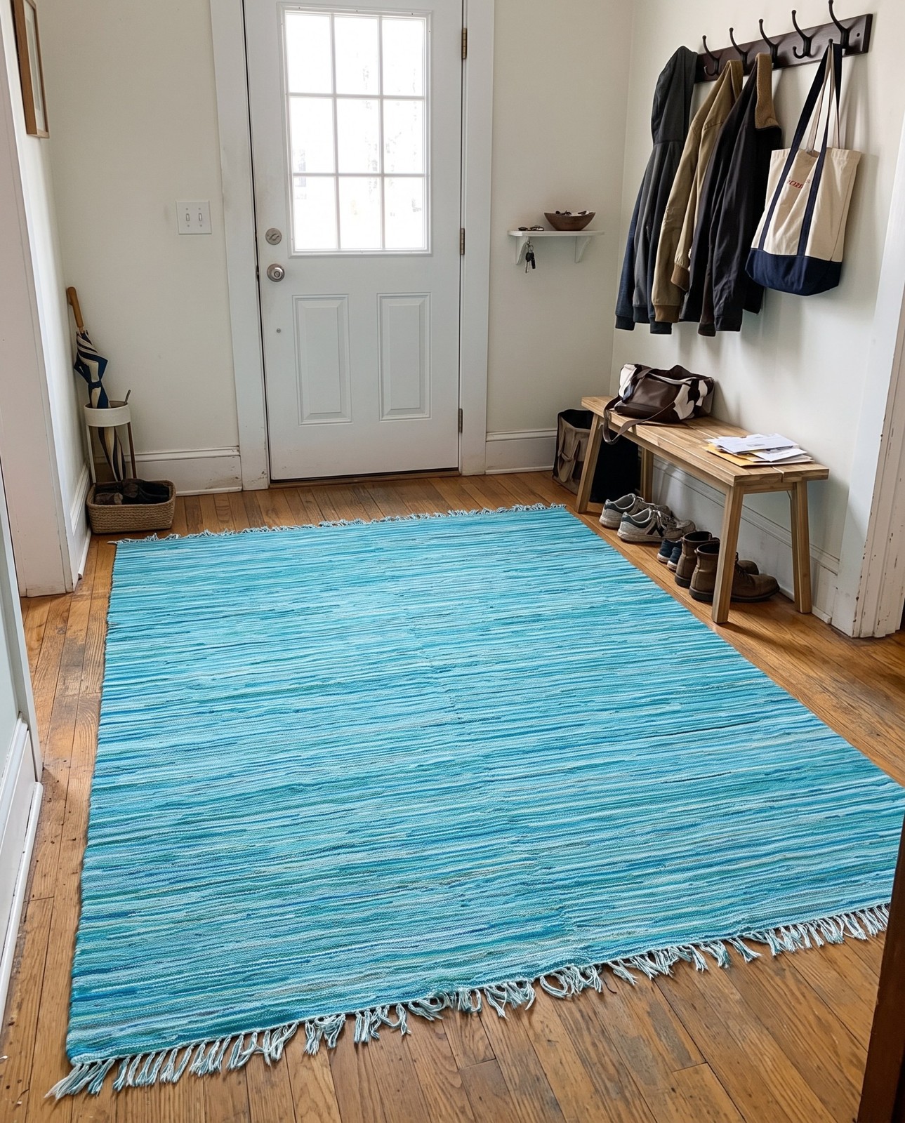 9' x 12' Fenn · Lines Chindi Rug