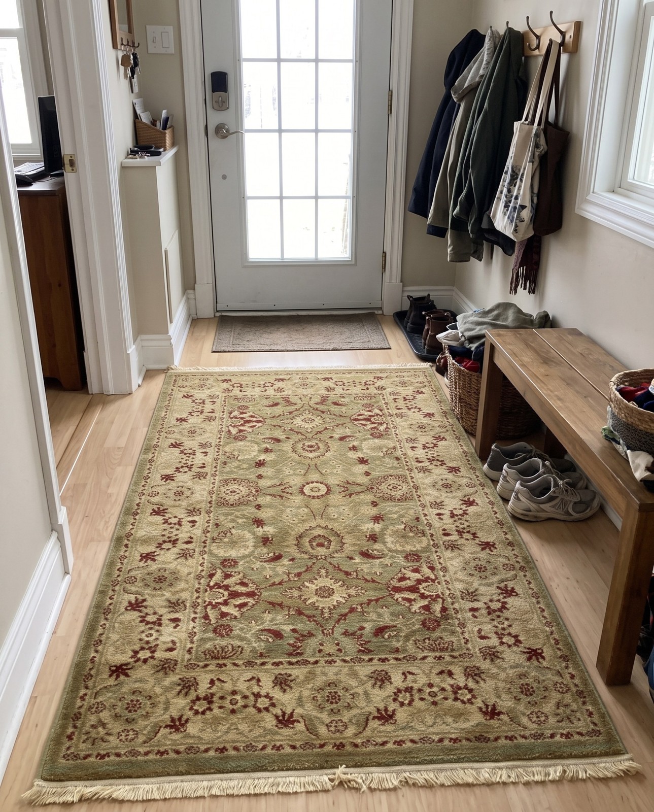 3' 3 x 5' 3 Ember · Border rug