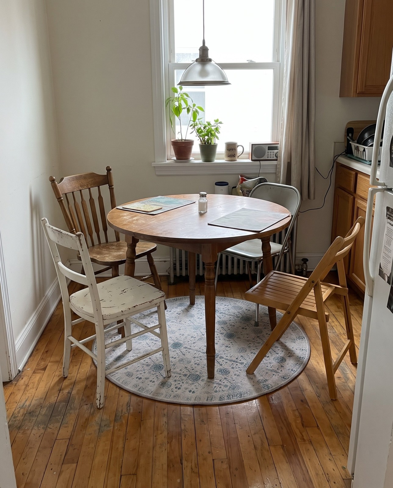 3' 6 x 3' 6 Garrison · Border Washable Rug, ivory