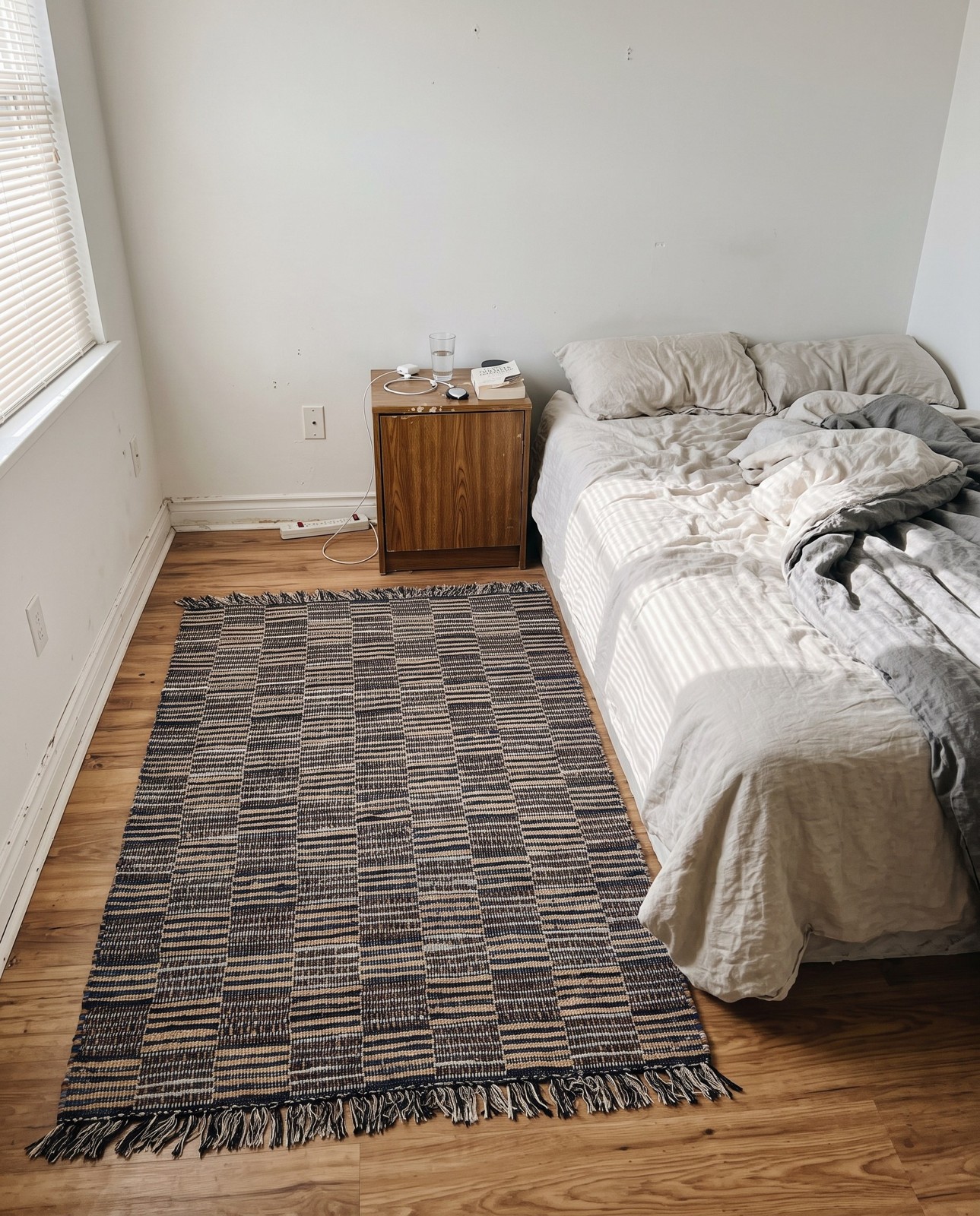 9' x 12' 2 Ratcliff · Lines Chindi Rug