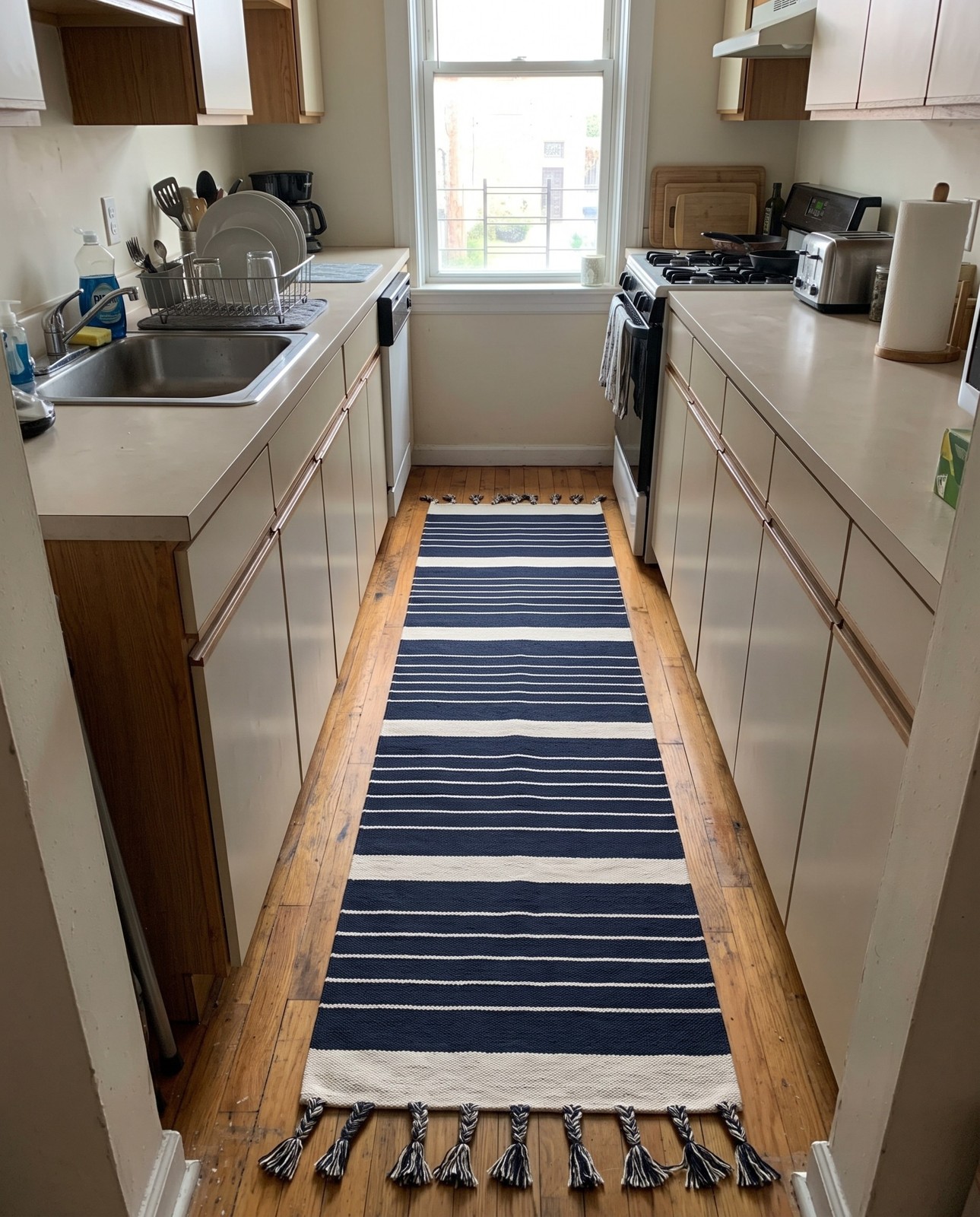 2' 7 x 10' Ottley · Lines Chindi Rug