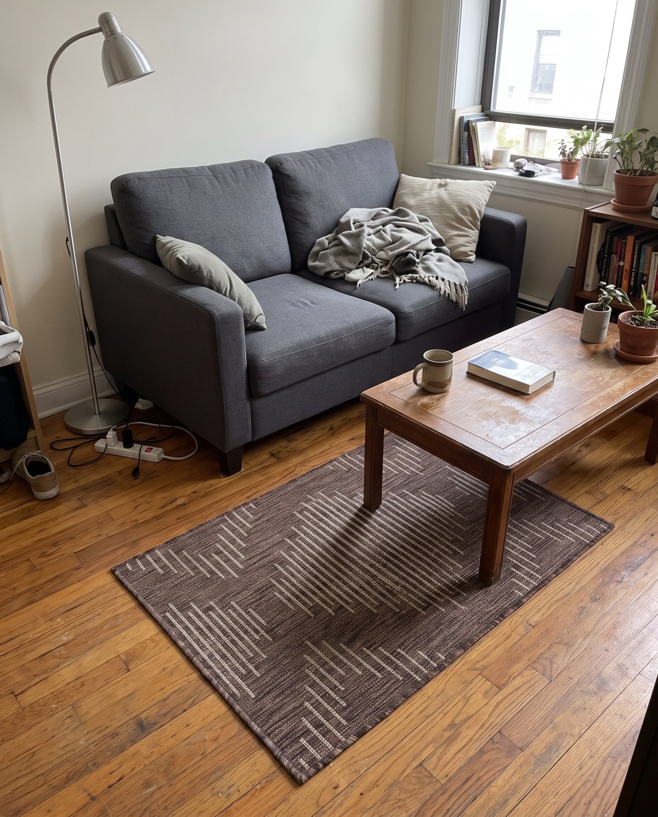2' x 3' Harlow · Diamond Outdoor Rug, brown
