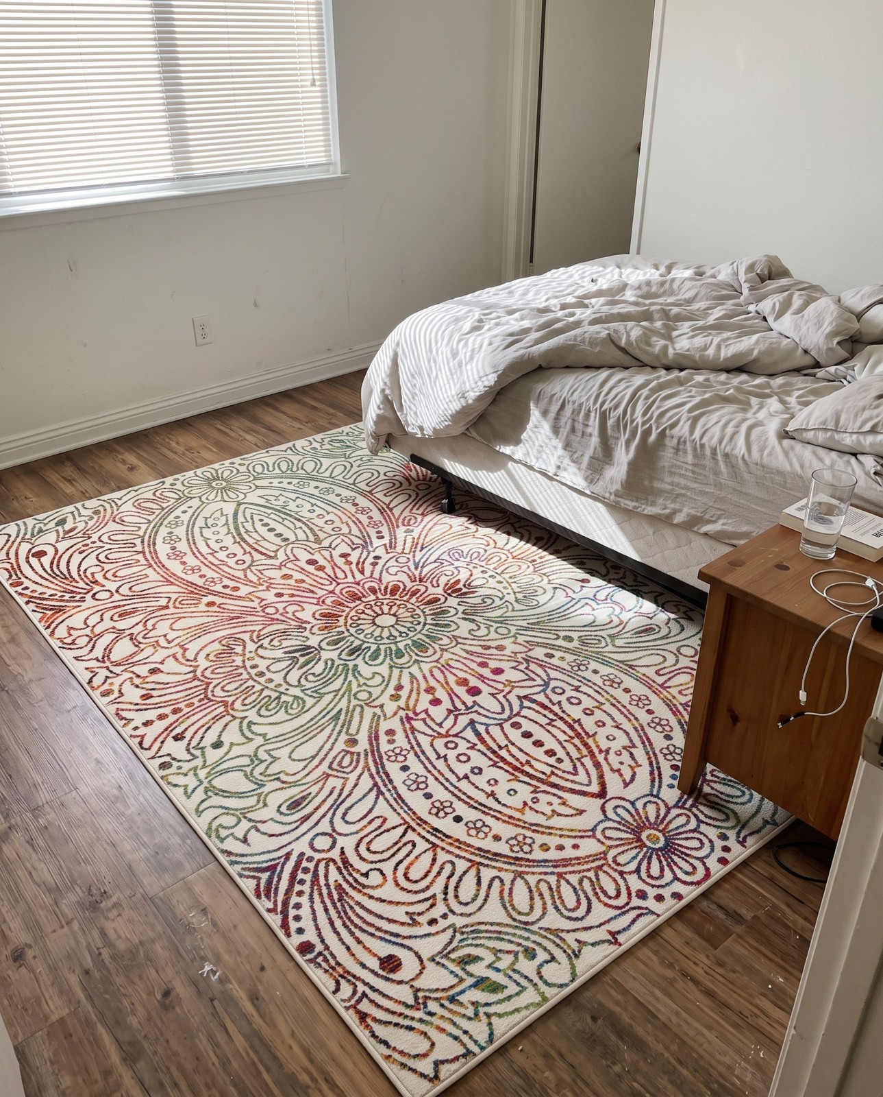 3' 3 x 5' 3 Lavender · Medallion rug