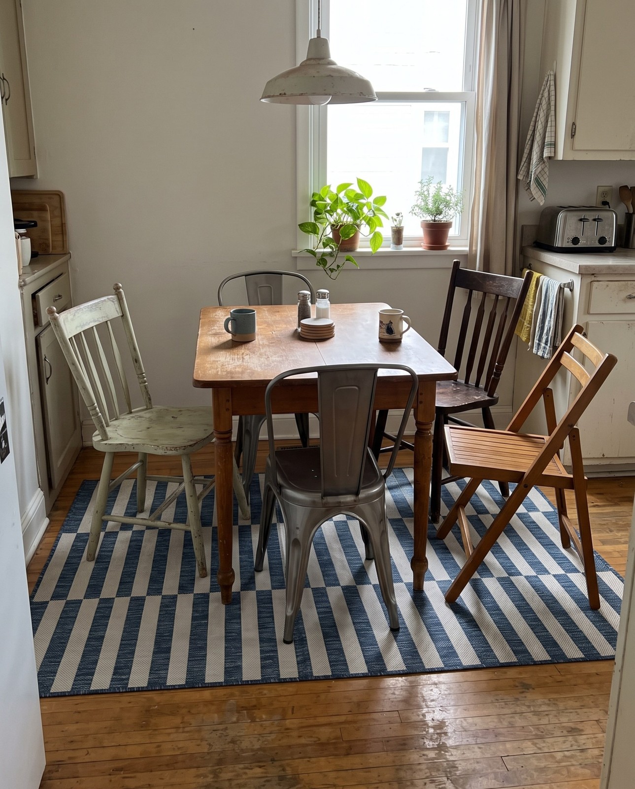 9' x 12' Ainsley · Geometric Outdoor Rug, blue