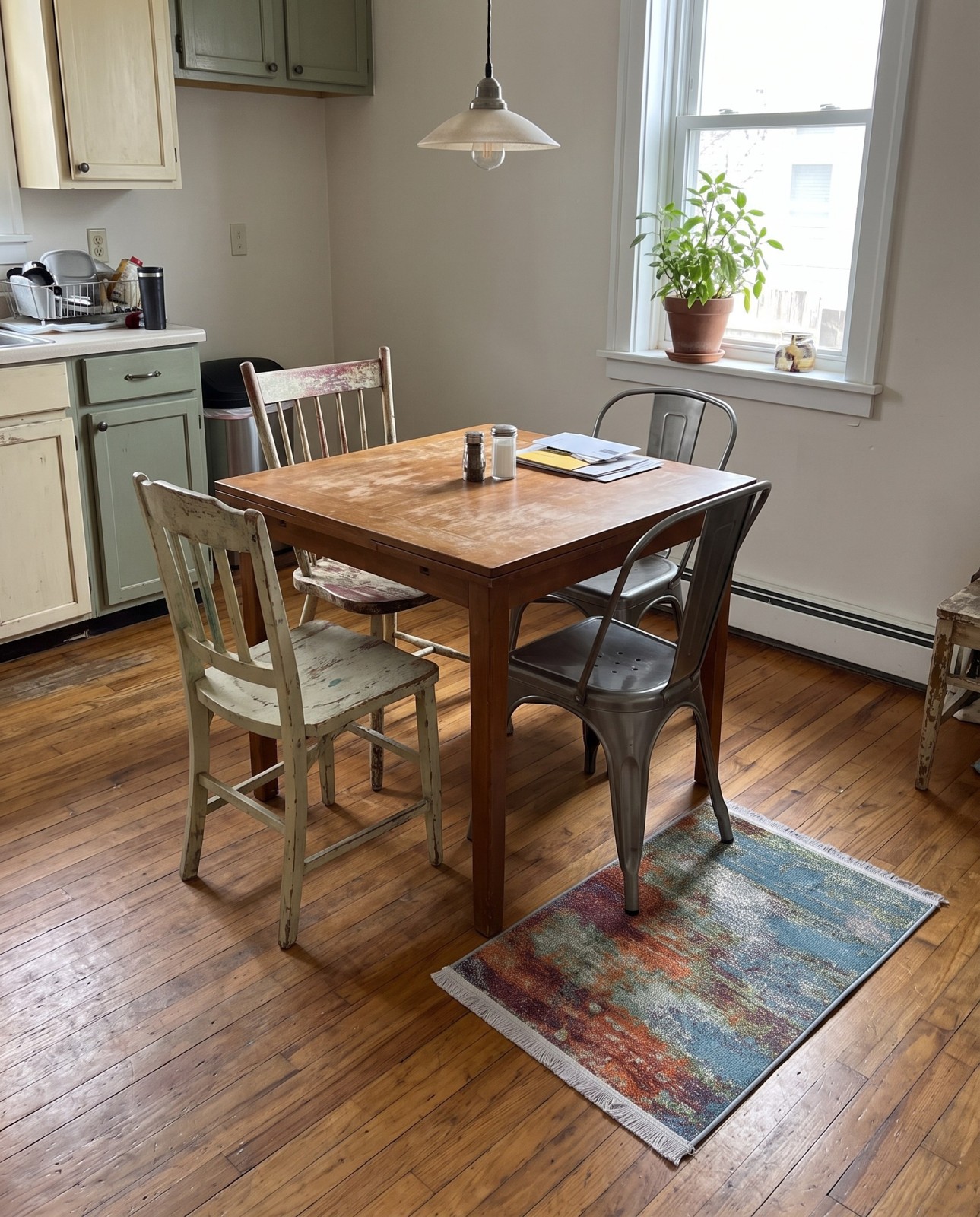 2' 2 x 3' Yeoman · Abstract rug, multi