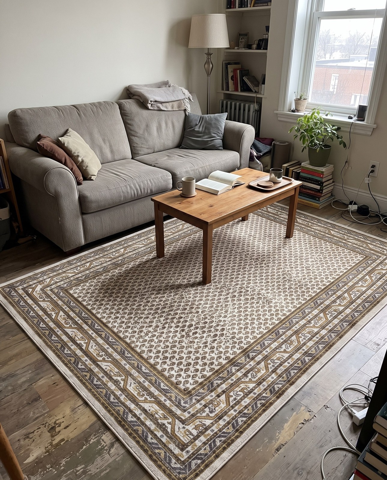 4' x 6' Jameson · Border rug