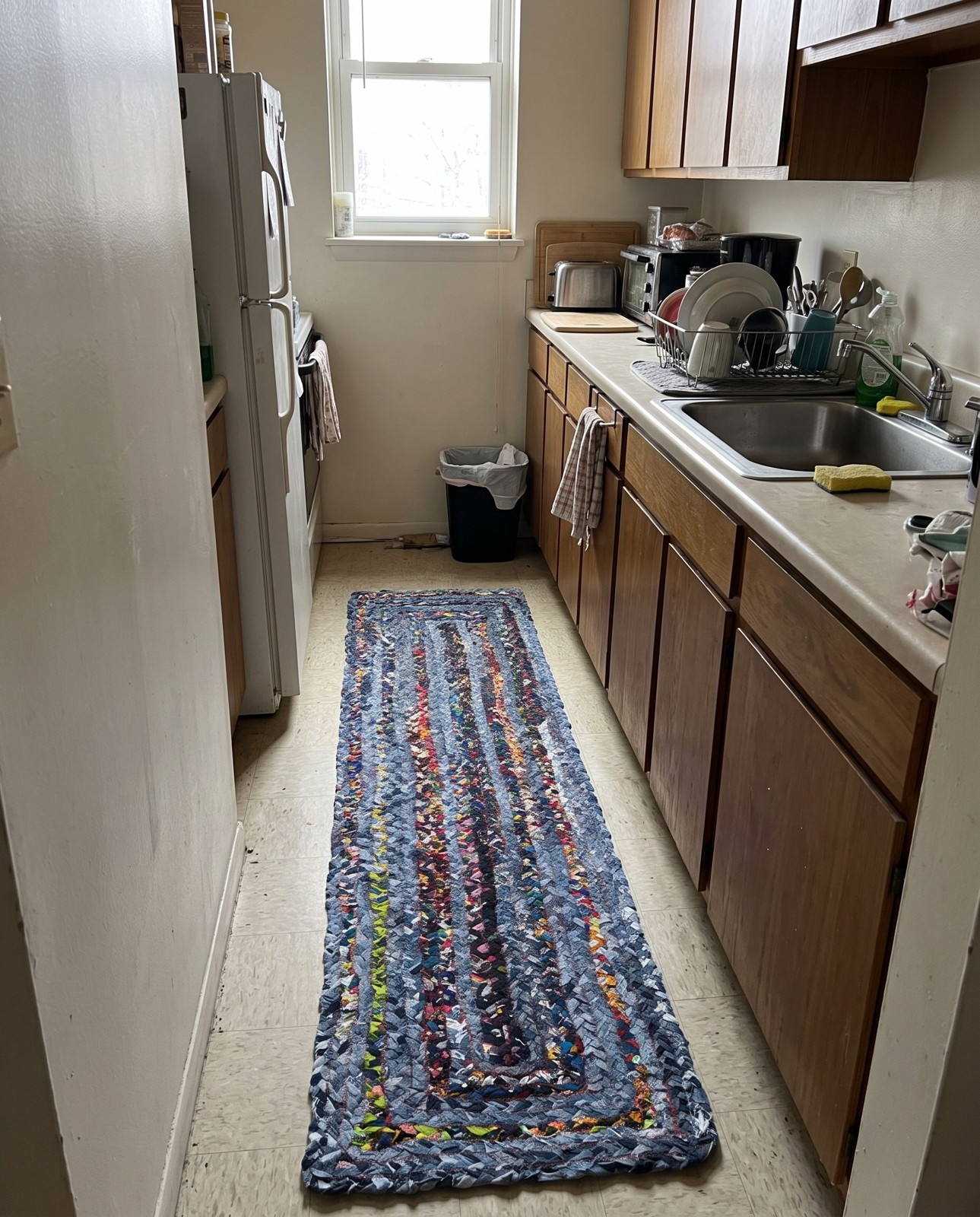 0' 9 x 2' 6 Paducah · Patchwork Chindi Rug, multi