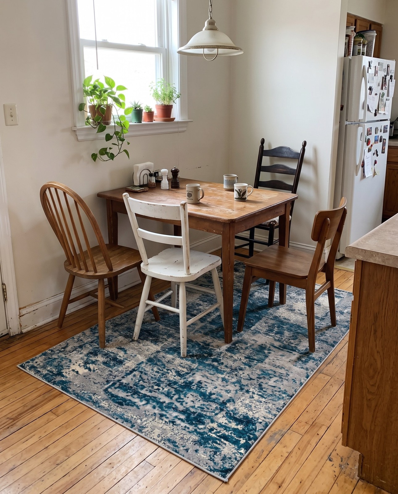 3' 3 x 5' 3 Evanston · Abstract rug, blue