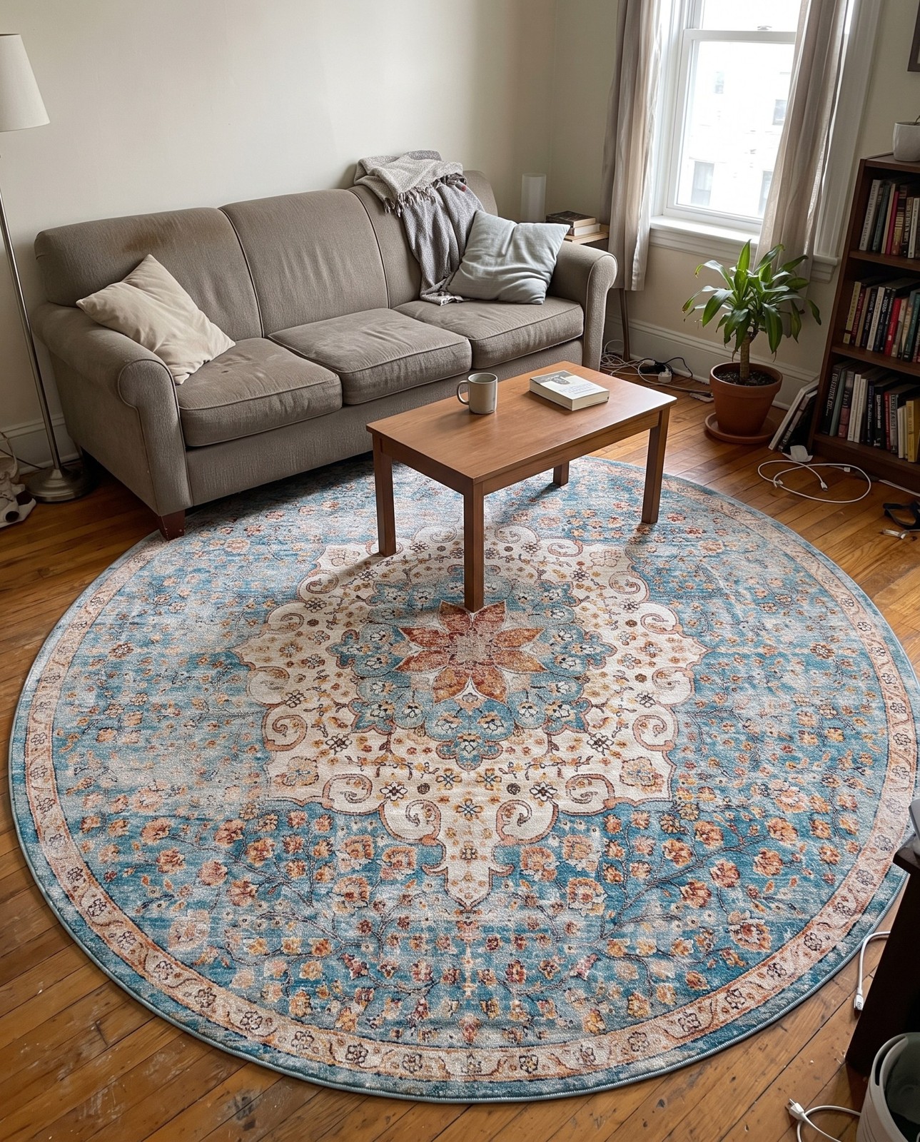 2' 7 x 12' Stanford · Rug, blue