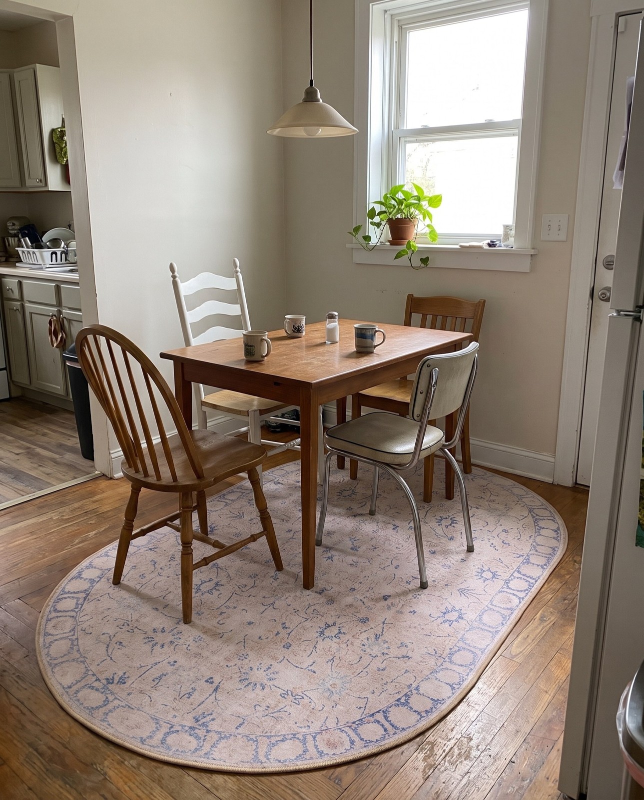 5' x 8' Fawcett · Border Washable Rug, beige
