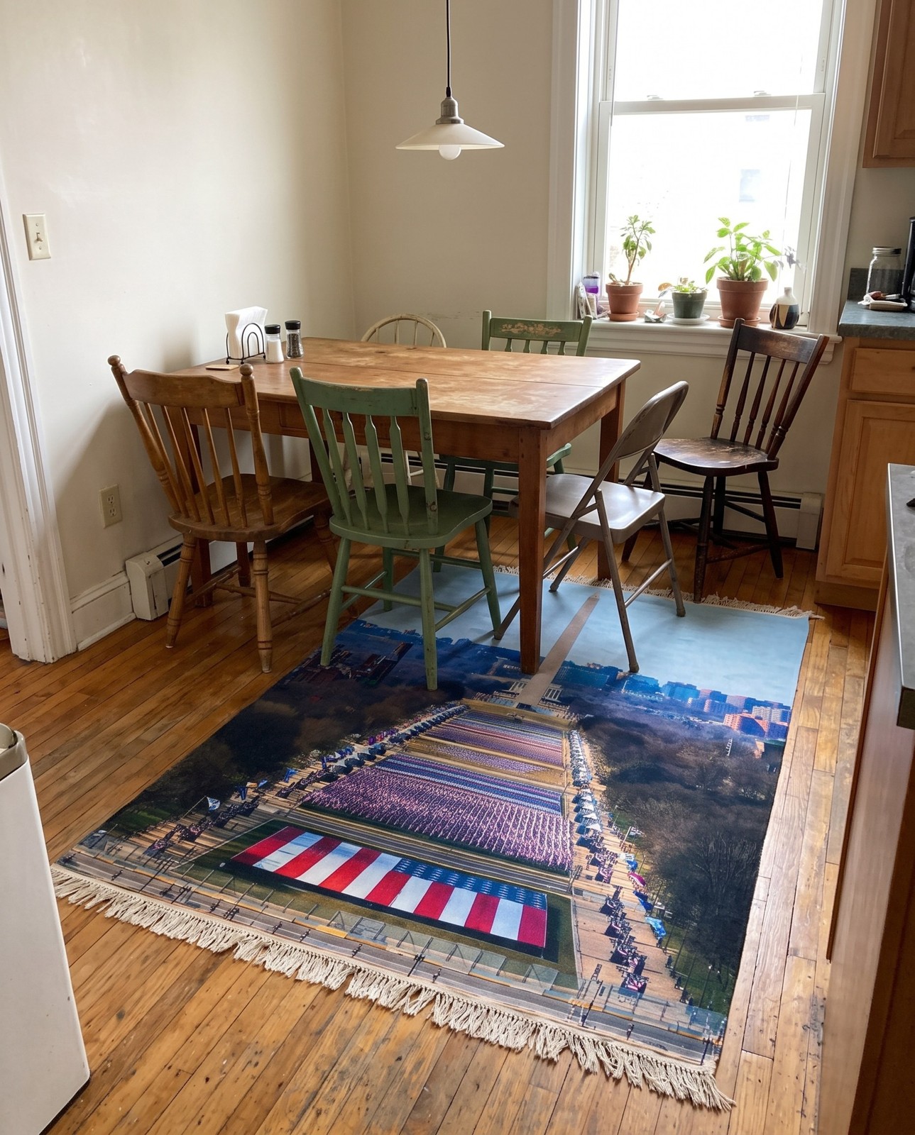 4' x 5' 7 Champney · Striped rug, multi