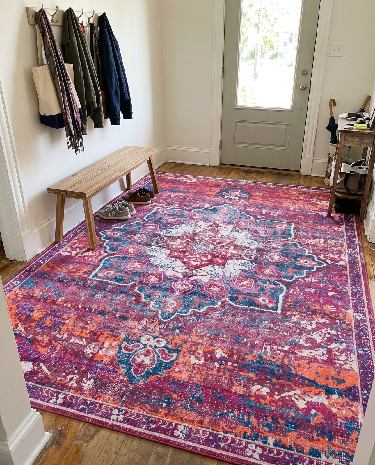 10' 6 x 13' Rideout · Border Washable Rug