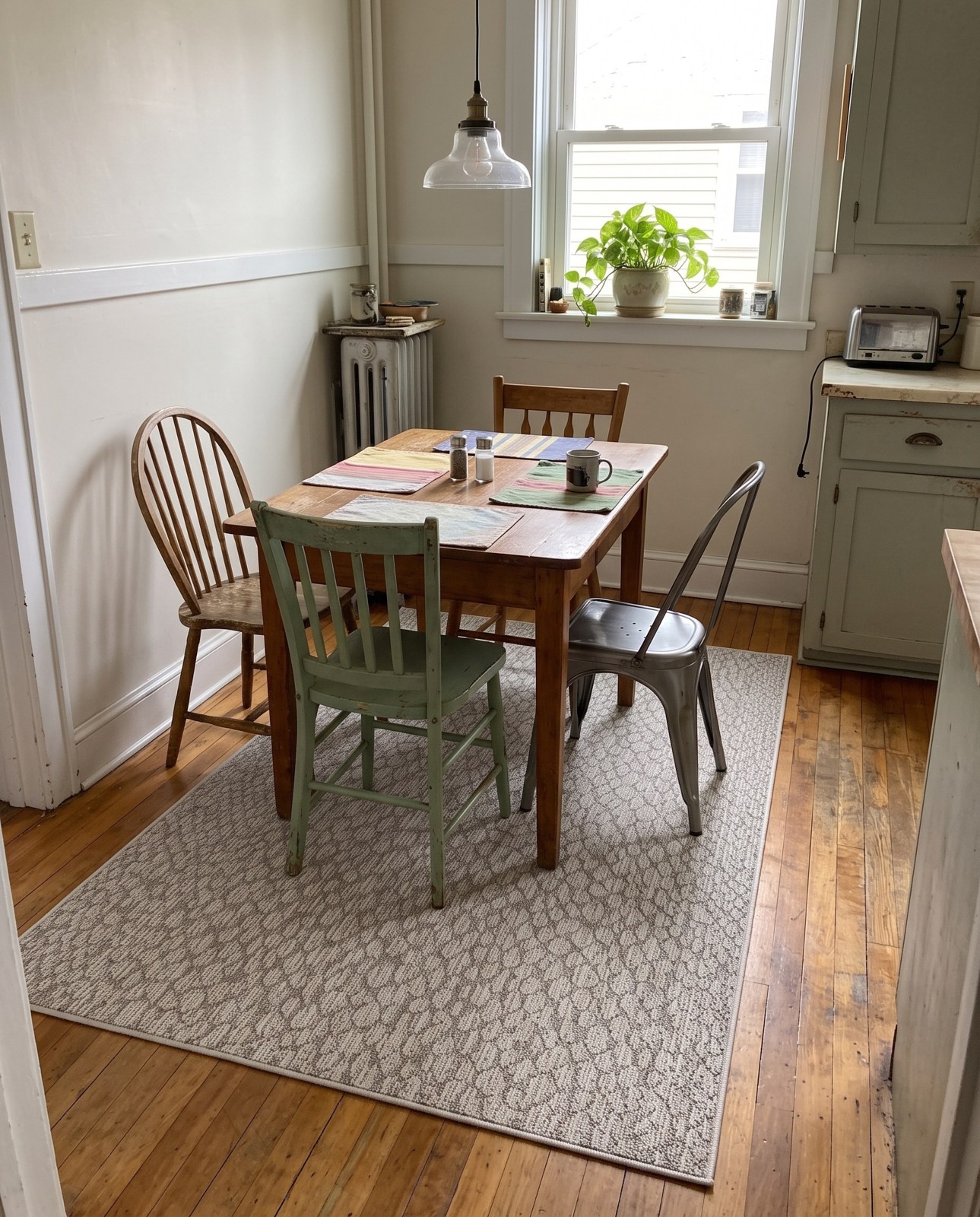 5' 3 x 8' Dillard · Animal print Outdoor Rug, light gray