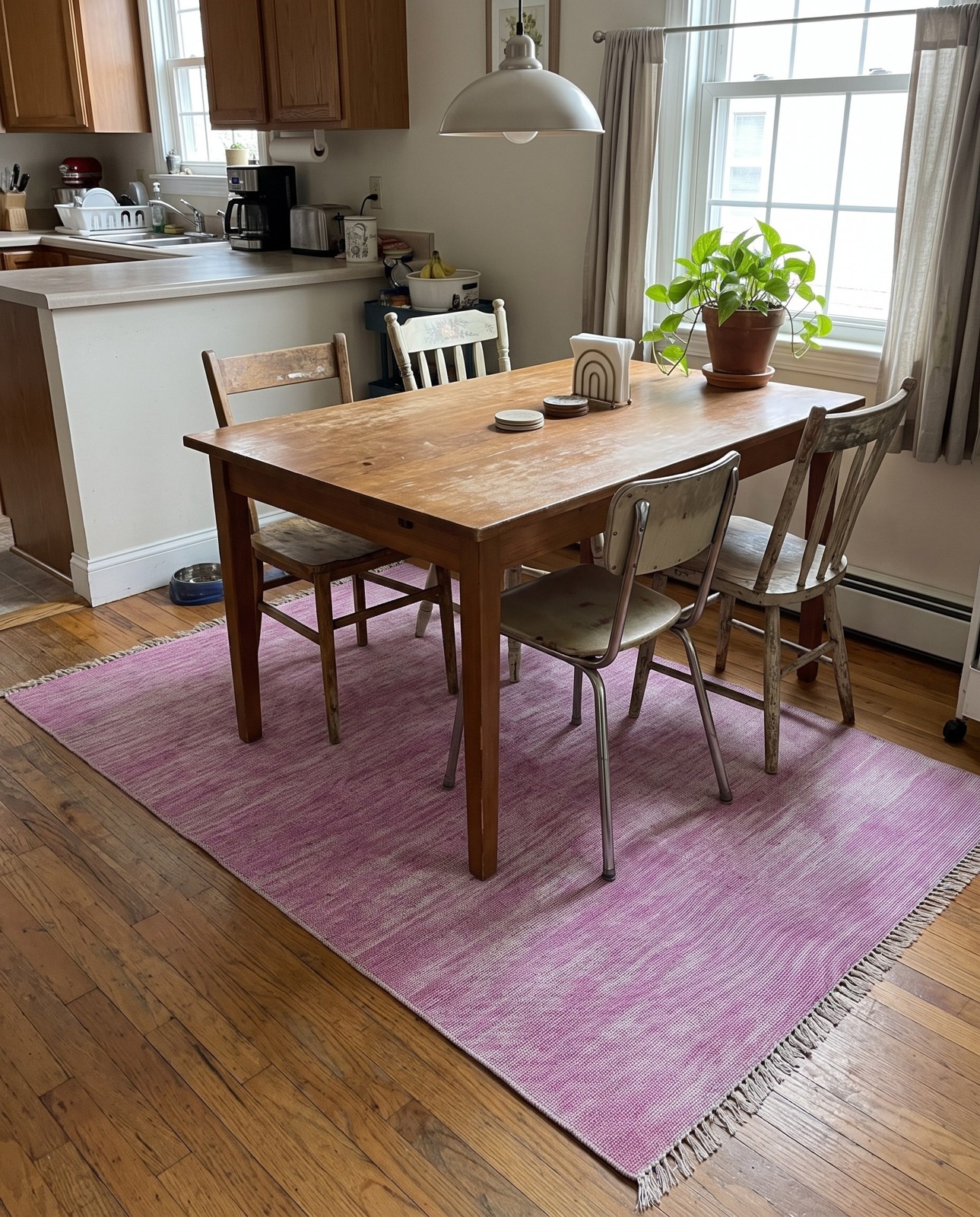 2' x 3' Prewitt · Abstract rug, pink