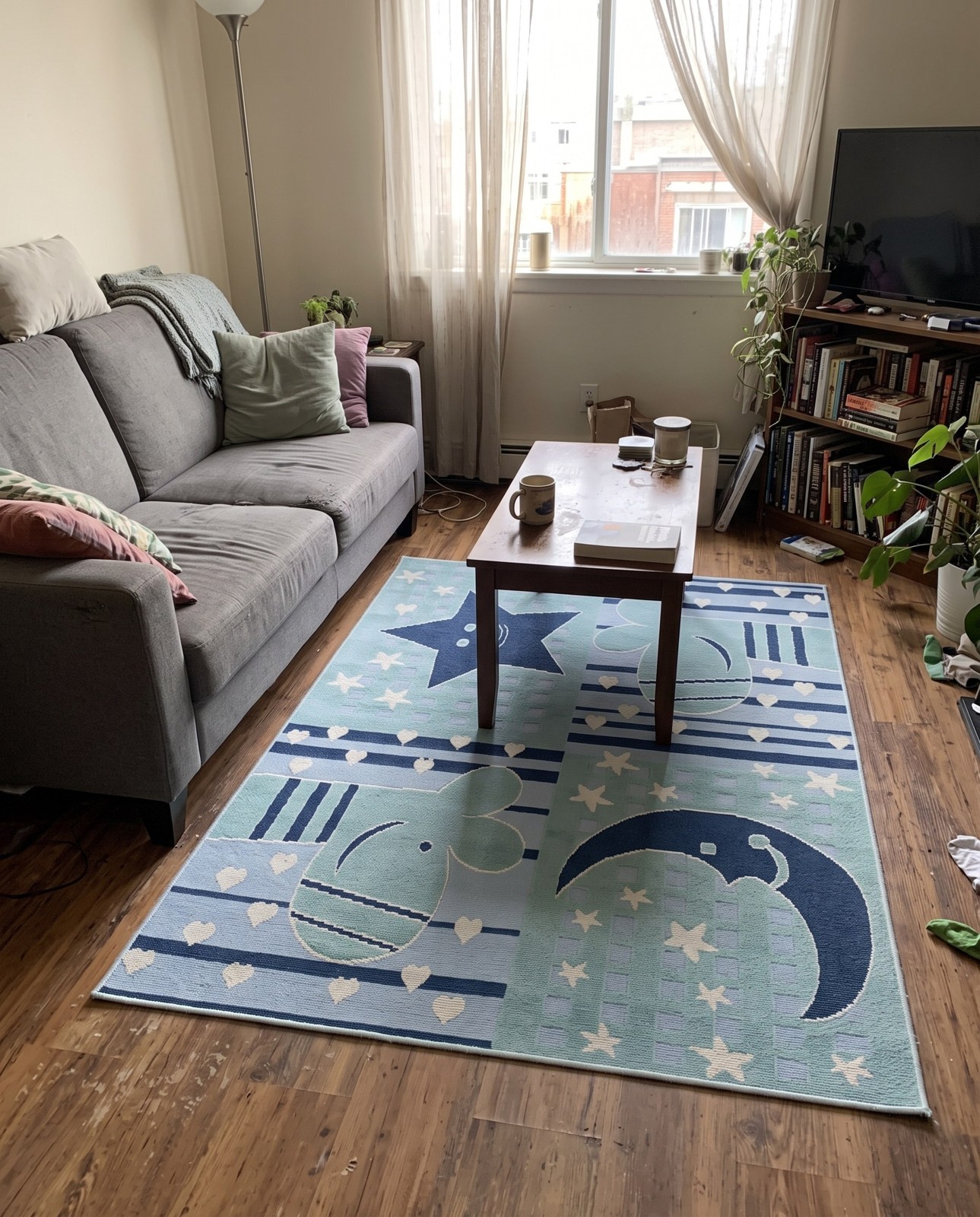 5' 3 x 7' 7 Easton · Border Outdoor Rug