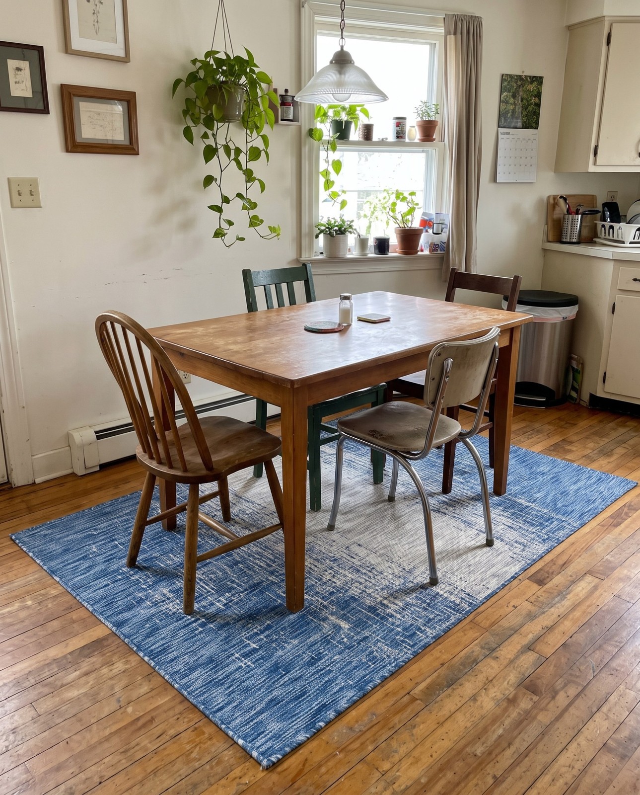 4' x 6' Buell · Gradient Outdoor Rug, blue