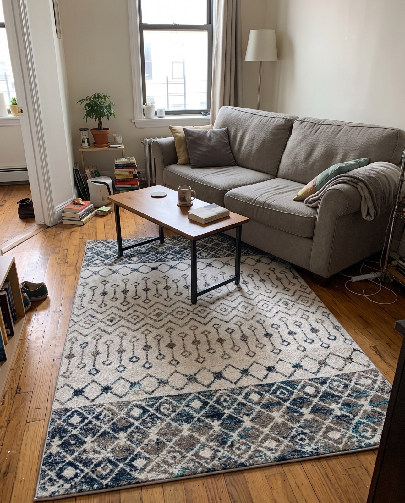 2' x 3' Vernon · Chevron rug