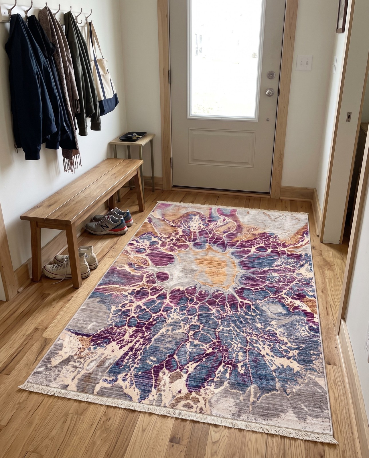 2' x 3' Sayer · Abstract rug, multi