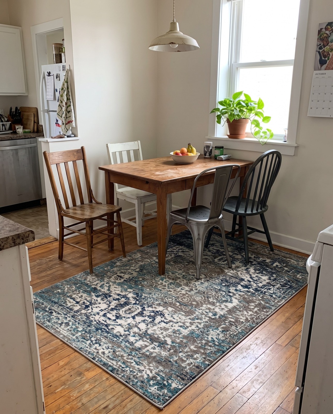 4' x 6' Birch · Border rug